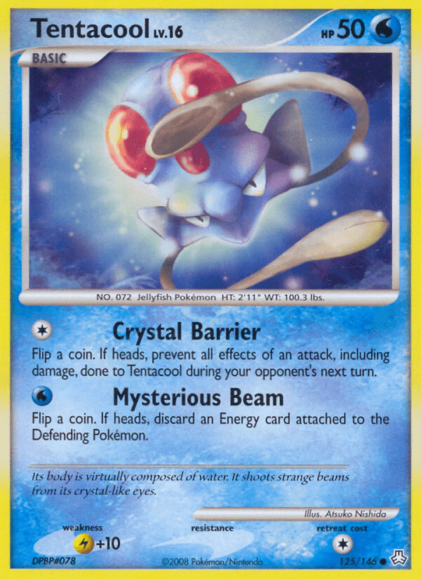 Tentacool z edície Legends Awakened, karta č.125