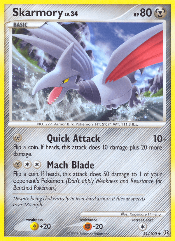 Skarmory z edície Stormfront, karta č.51