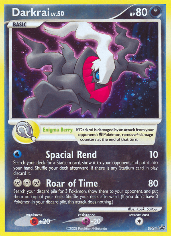 Darkrai z edície DP Black Star Promos, karta č.DP24