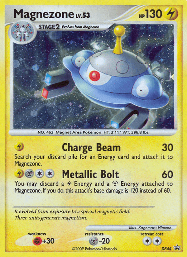 Magnezone z edície DP Black Star Promos, karta č.DP44