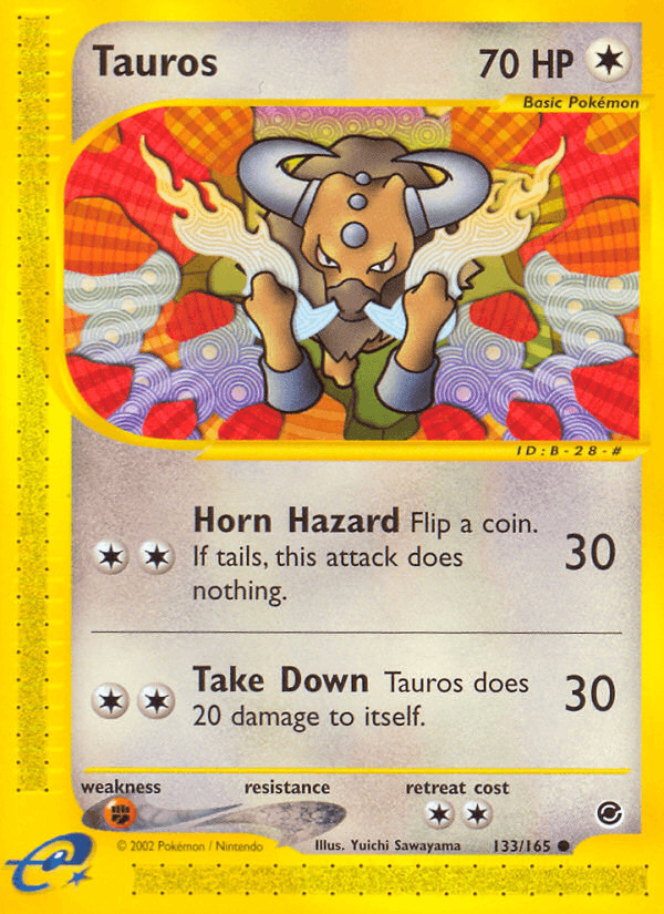 Tauros z edície Expedition Base Set, karta č.133