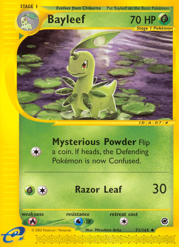 Bayleef z edície Expedition Base Set, karta č.71