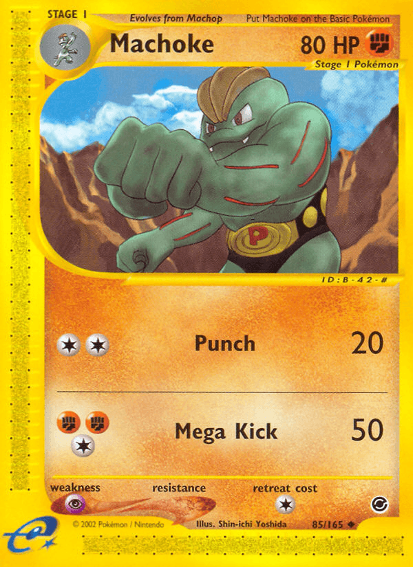 Machoke z edície Expedition Base Set, karta č.85