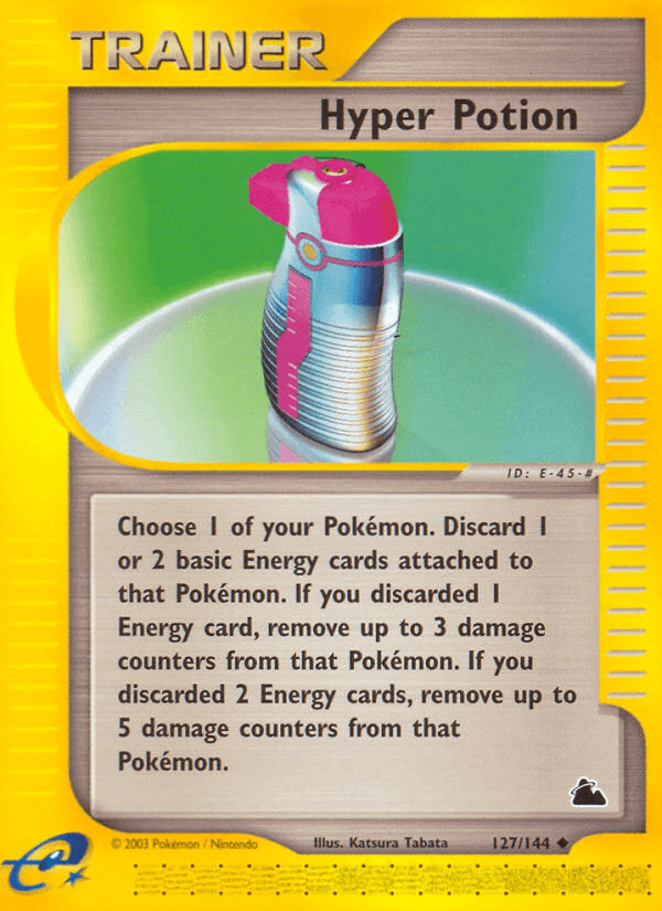 Hyper Potion z edície Skyridge, karta č.127