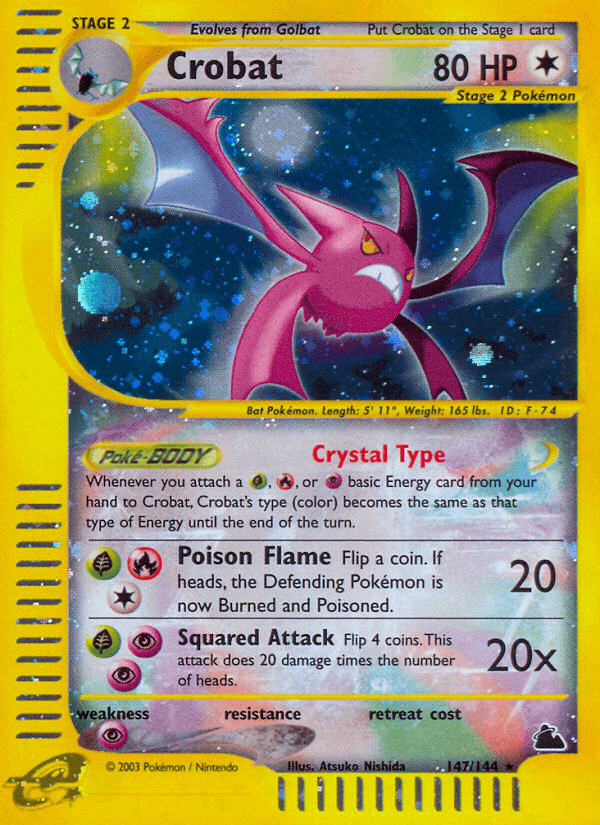 Crobat z edície Skyridge, karta č.147