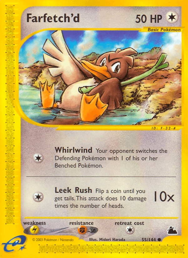 Farfetch'd z edície Skyridge, karta č.55