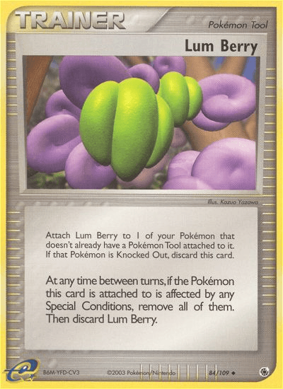Lum Berry z edície Ruby & Sapphire, karta č.84