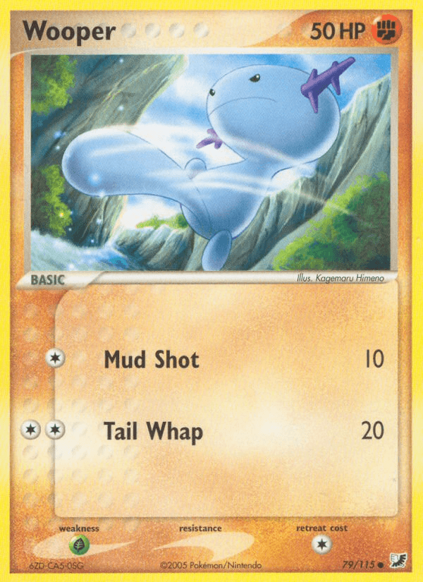 Wooper z edície Unseen Forces, karta č.79