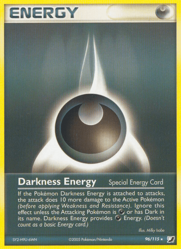 Darkness Energy z edície Unseen Forces, karta č.96