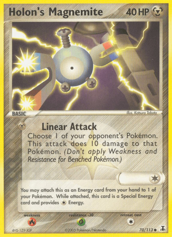 Holon's Magnemite z edície Delta Species, karta č.70