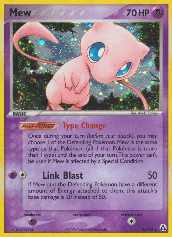 Mew z edície Legend Maker, karta č.10