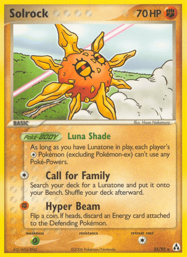 Solrock z edície Legend Maker, karta č.25