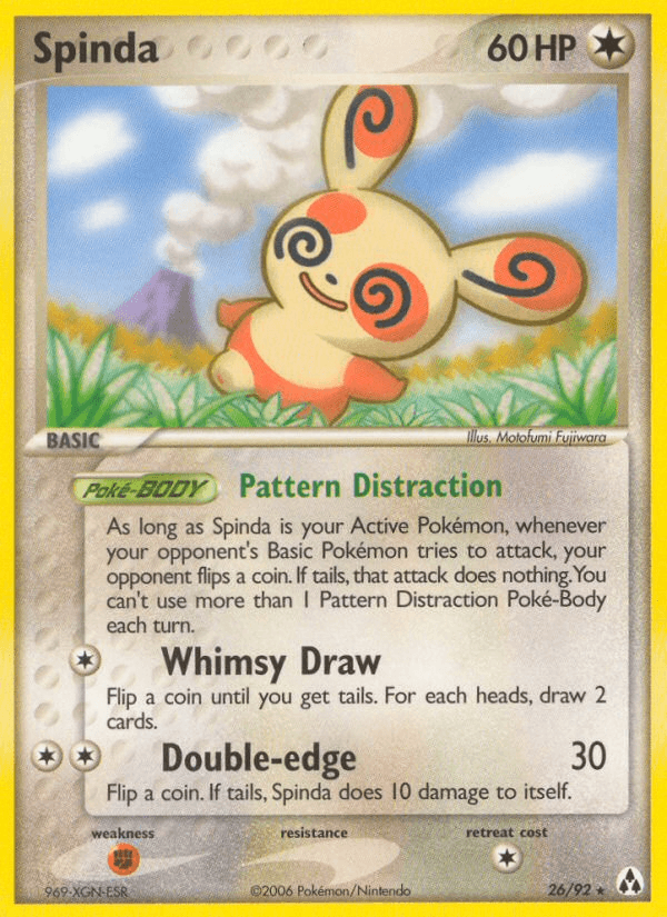 Spinda z edície Legend Maker, karta č.26
