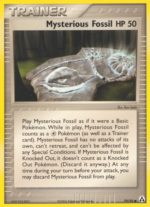 Mysterious Fossil z edície Legend Maker, karta č.79