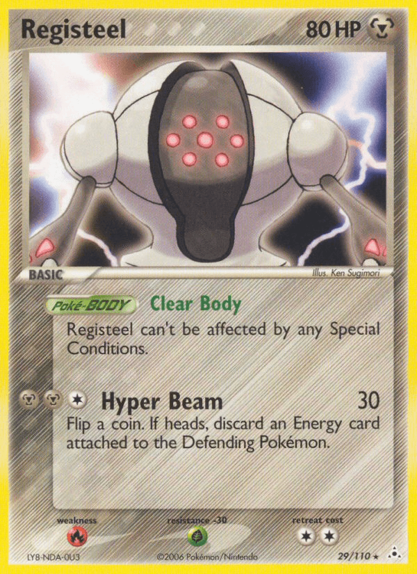 Registeel z edície Holon Phantoms, karta č.29
