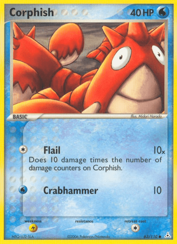 Corphish z edície Holon Phantoms, karta č.63