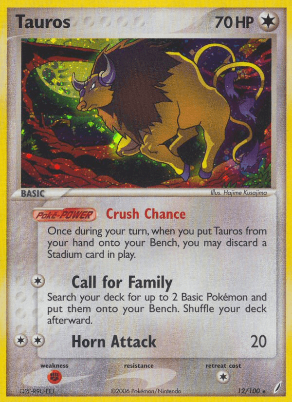 Tauros z edície Crystal Guardians, karta č.12