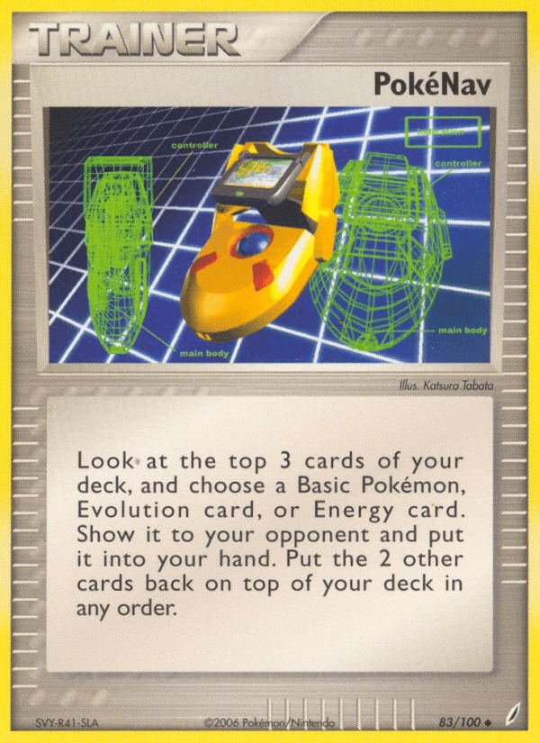 PokéNav z edície Crystal Guardians, karta č.83