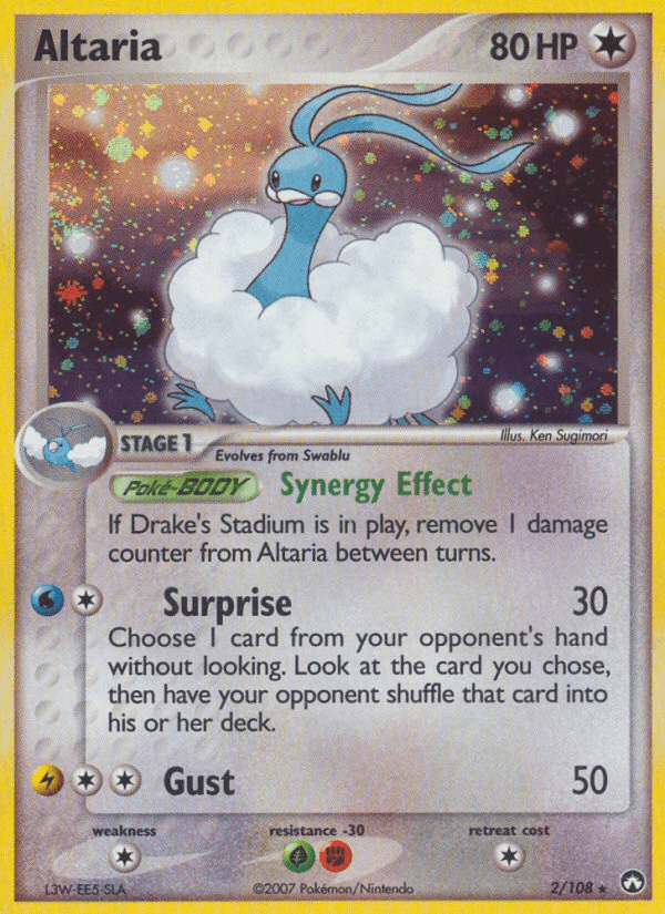 Altaria z edície Power Keepers, karta č.2