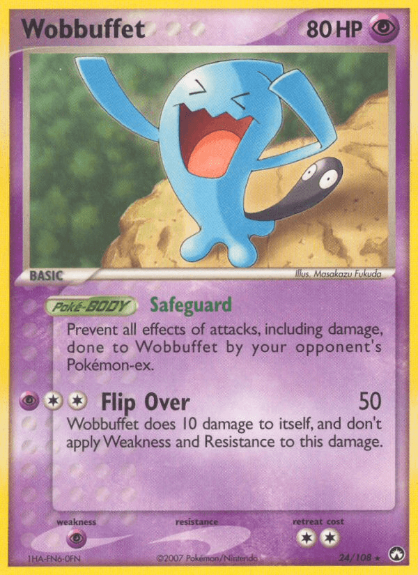 Wobbuffet z edície Power Keepers, karta č.24