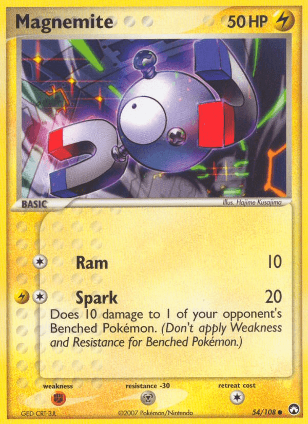 Magnemite z edície Power Keepers, karta č.54