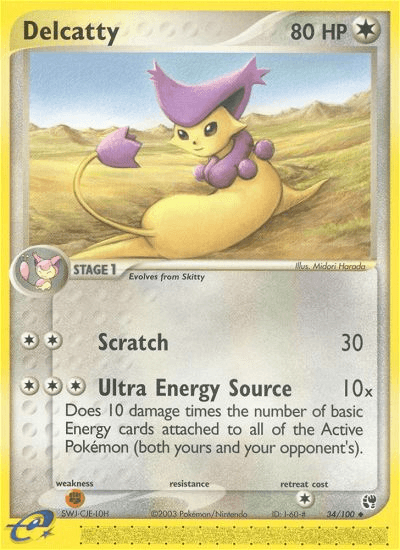 Delcatty z edície Sandstorm, karta č.34