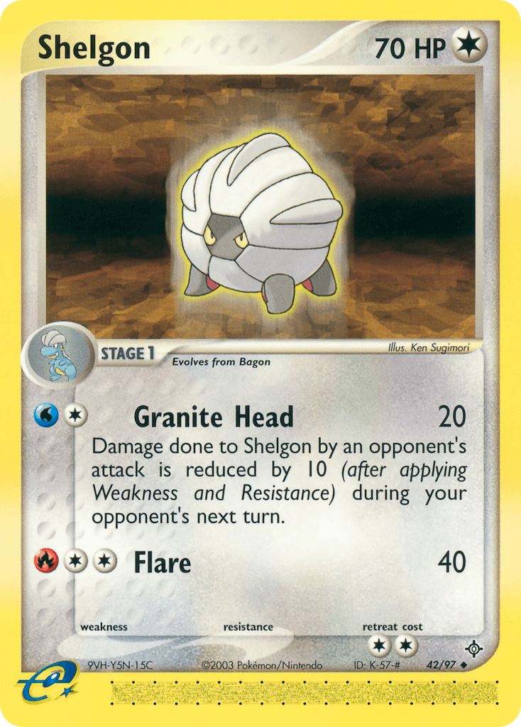 Shelgon z edície Dragon, karta č.42