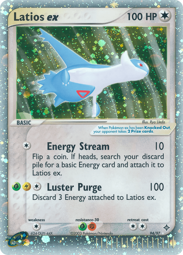 Latios ex z edície Dragon, karta č.94