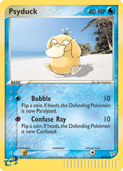 Psyduck z edície Team Magma vs Team Aqua, karta č.44