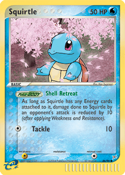 Squirtle z edície Team Magma vs Team Aqua, karta č.46