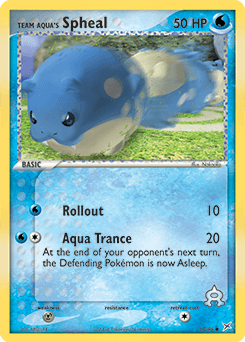 Team Aqua's Spheal z edície Team Magma vs Team Aqua, karta č.57