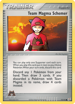 Team Magma Schemer z edície Team Magma vs Team Aqua, karta č.70
