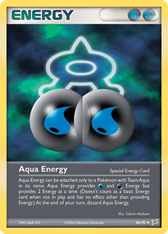 Aqua Energy z edície Team Magma vs Team Aqua, karta č.86