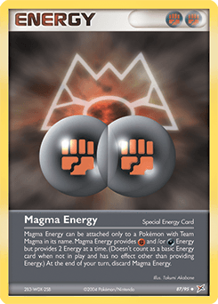 Magma Energy z edície Team Magma vs Team Aqua, karta č.87