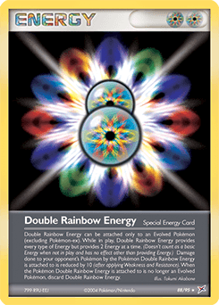Double Rainbow Energy z edície Team Magma vs Team Aqua, karta č.88
