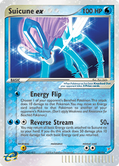 Suicune ex z edície Team Magma vs Team Aqua, karta č.94