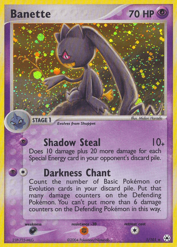 Banette z edície Hidden Legends, karta č.1