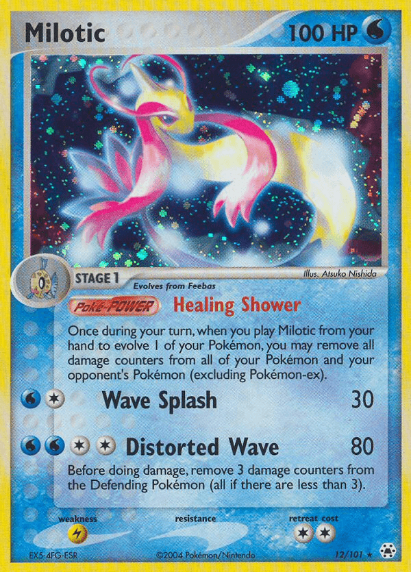 Milotic z edície Hidden Legends, karta č.12