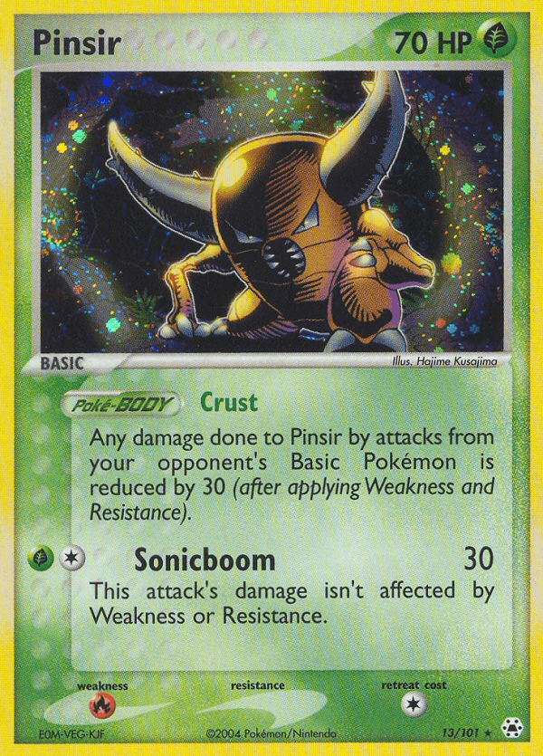 Pinsir z edície Hidden Legends, karta č.13