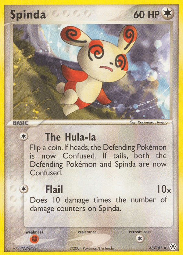 Spinda z edície Hidden Legends, karta č.48