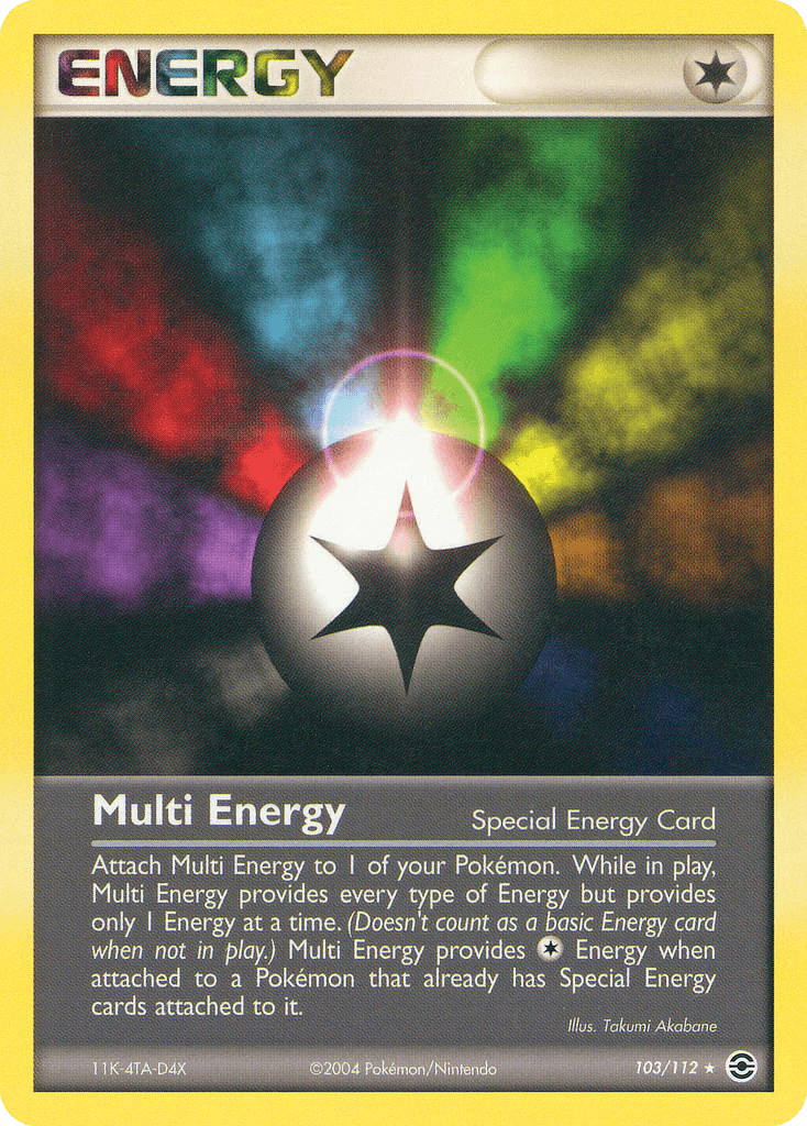 Multi Energy z edície FireRed & LeafGreen, karta č.103