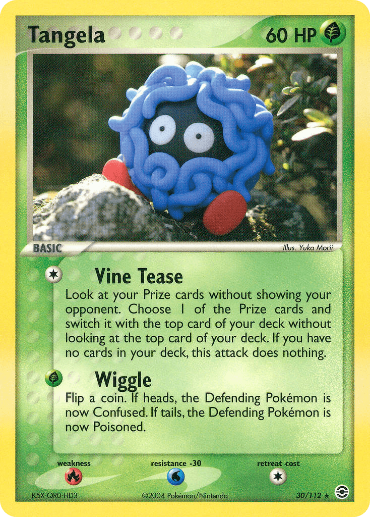 Tangela z edície FireRed & LeafGreen, karta č.30