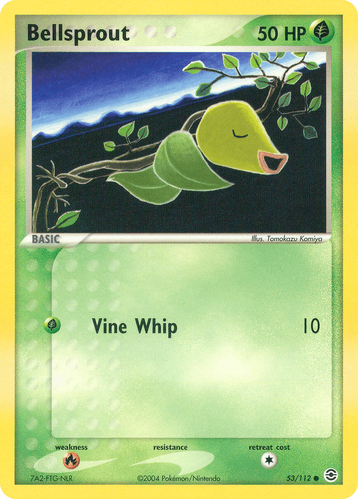 Bellsprout z edície FireRed & LeafGreen, karta č.53