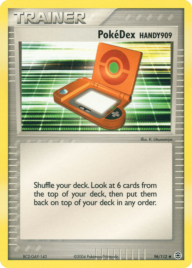 PokéDex HANDY909 z edície FireRed & LeafGreen, karta č.96