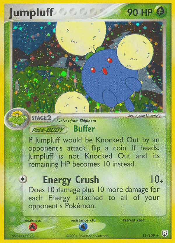 Jumpluff z edície Team Rocket Returns, karta č.11