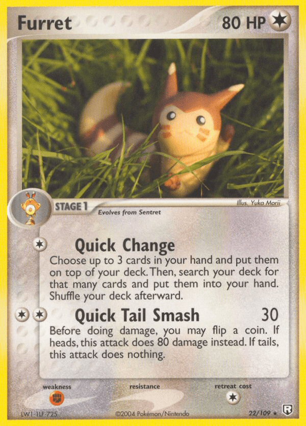 Furret z edície Team Rocket Returns, karta č.22