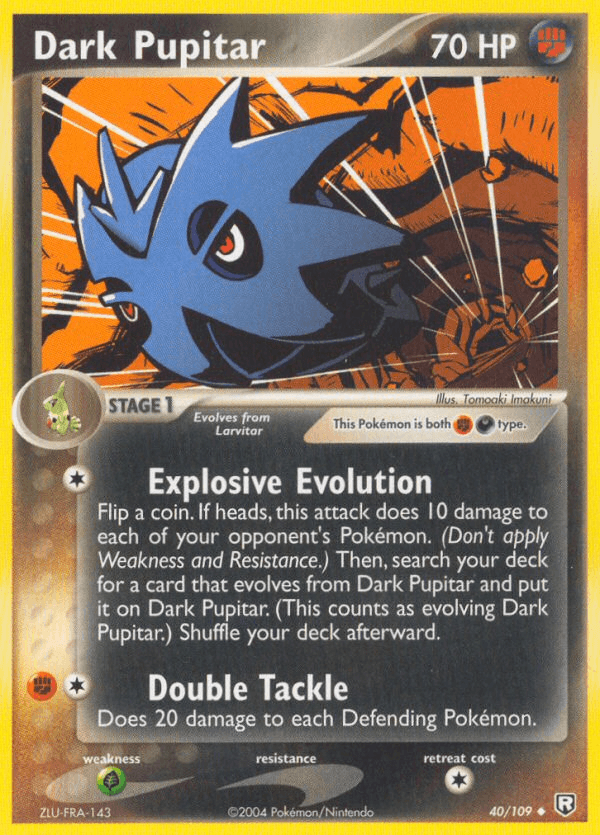 Dark Pupitar z edície Team Rocket Returns, karta č.40