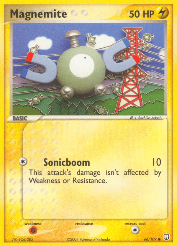 Magnemite z edície Team Rocket Returns, karta č.66
