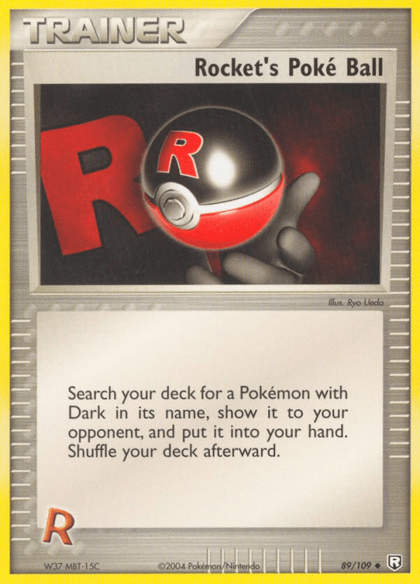 Rocket's Poké Ball z edície Team Rocket Returns, karta č.89