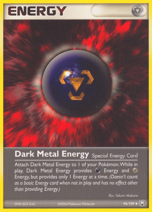 Dark Metal Energy z edície Team Rocket Returns, karta č.94